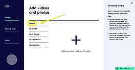 Selecting your footage