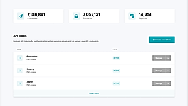 API Token screenshot