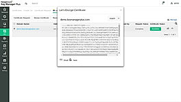 Encrypt Certificate