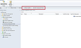 Automatic Deployment Rules
