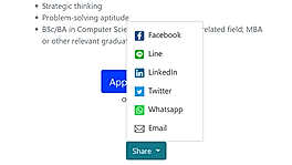 One-click Job Sharing on Social Media