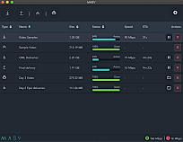 App dashboard active dark