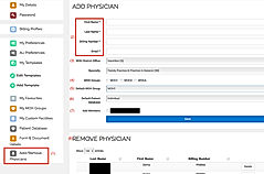 Add or Remove Physicians