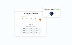 Meeting Confirmation screenshot