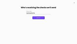 Name On Check Screen