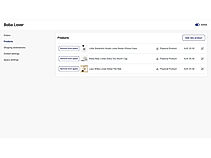 Manage Products and Inventory