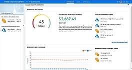Cloud cost optimization screenshot