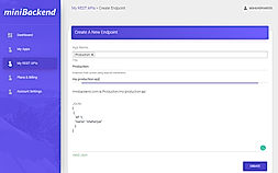 minibackend screenshot