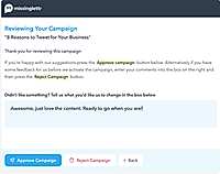 Missinglettr : Client Approval screenshot