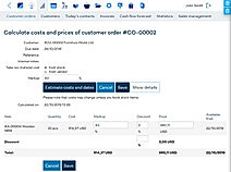 MRP System Estimate screenshot