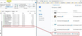 Dropbox sync