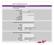 Fill in the contact information