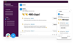 Integrate with Slack screenshot