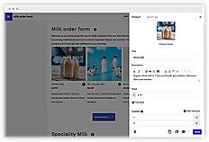 Products in Order Forms