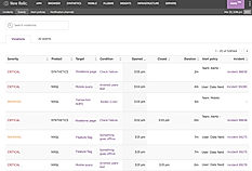 Alerts landing page