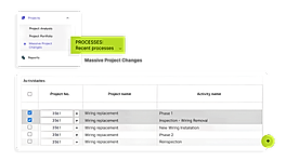 Massive Project Changes