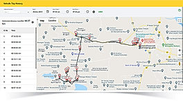 Vehicle Trip History screenshot