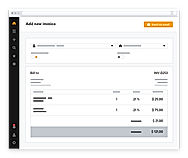 Invoicing screenshot