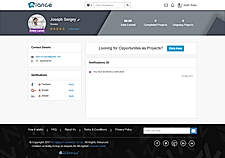 Nlance : Provider's Dashboard screenshot