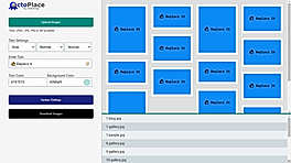 Upload images - settings