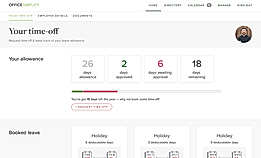 Time off requests managed online