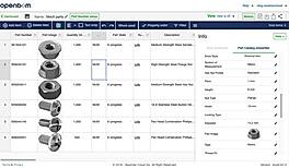 OpenBOM : Part Catalogs screenshot