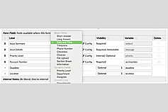 Form Fields screenshot