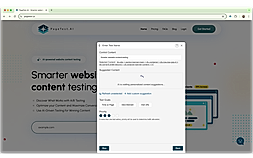 Enter Test Name