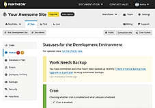 Status for development Environment