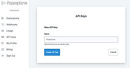 Paperplane screenshot