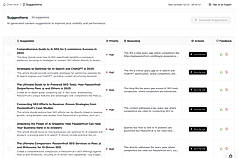 Actionable Suggestions