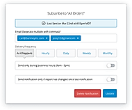 Real-time Reporting screenshot