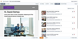 PilotMail Demo - Asset Manager screen