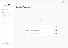 Online plagiarism results