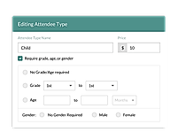 Attendance Type Edit