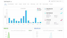 Sales reports stripe numbers