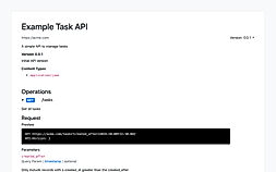 Plus : Publish Documentation screenshot