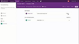 Establish bank feed accounts