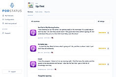 Podstatus screenshot