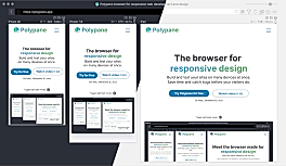 Polypane : screenshot