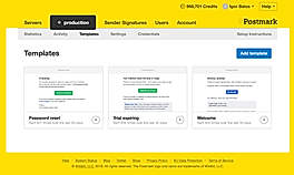 Template Management screenshot