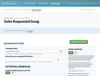 Account Campaign Settings