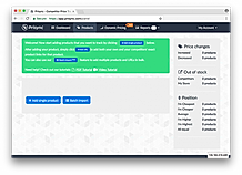 Prisync : Product screenshot