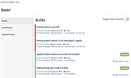 Builds Page