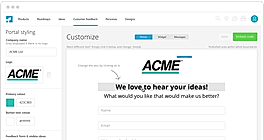 Customer feedback