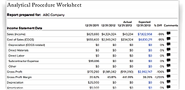 Analytical Procedures
