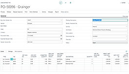 Job Purchasing and Procurement screenshot