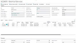 Subcontract Management screenshot