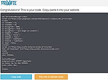 Proofie : Copy and Paste Code screenshot