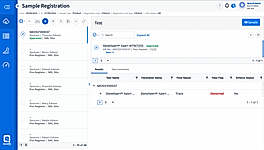 Sample Registration screenshot